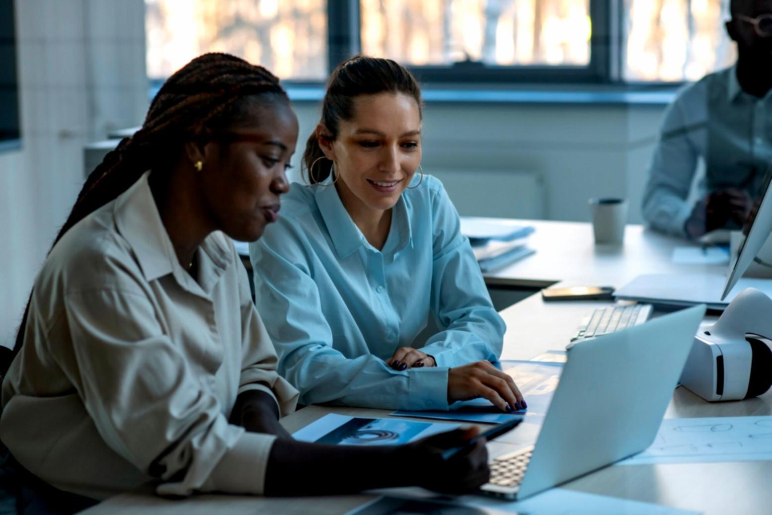 Financial modeling workshop session with spreadsheets